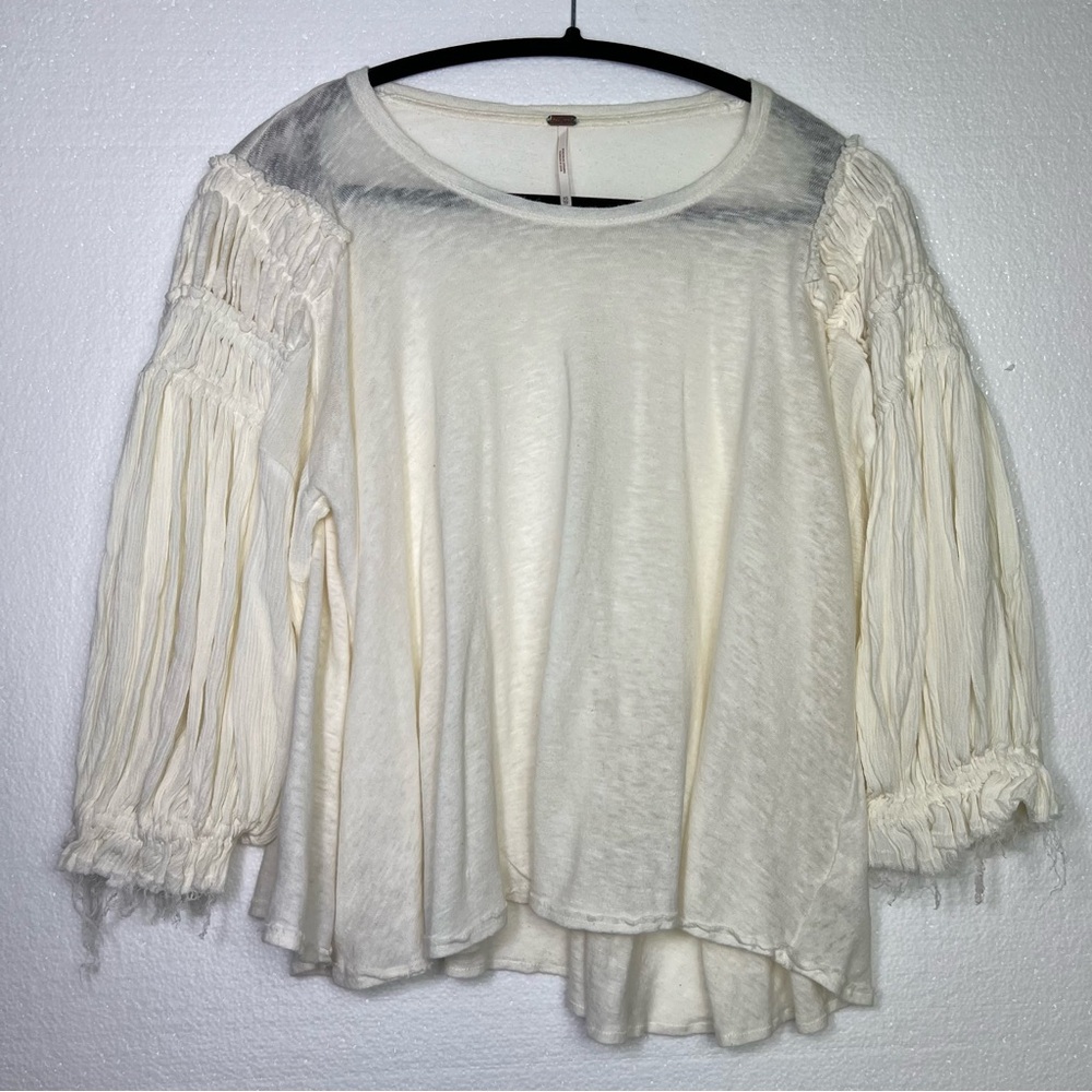 Free people boho white top size XS